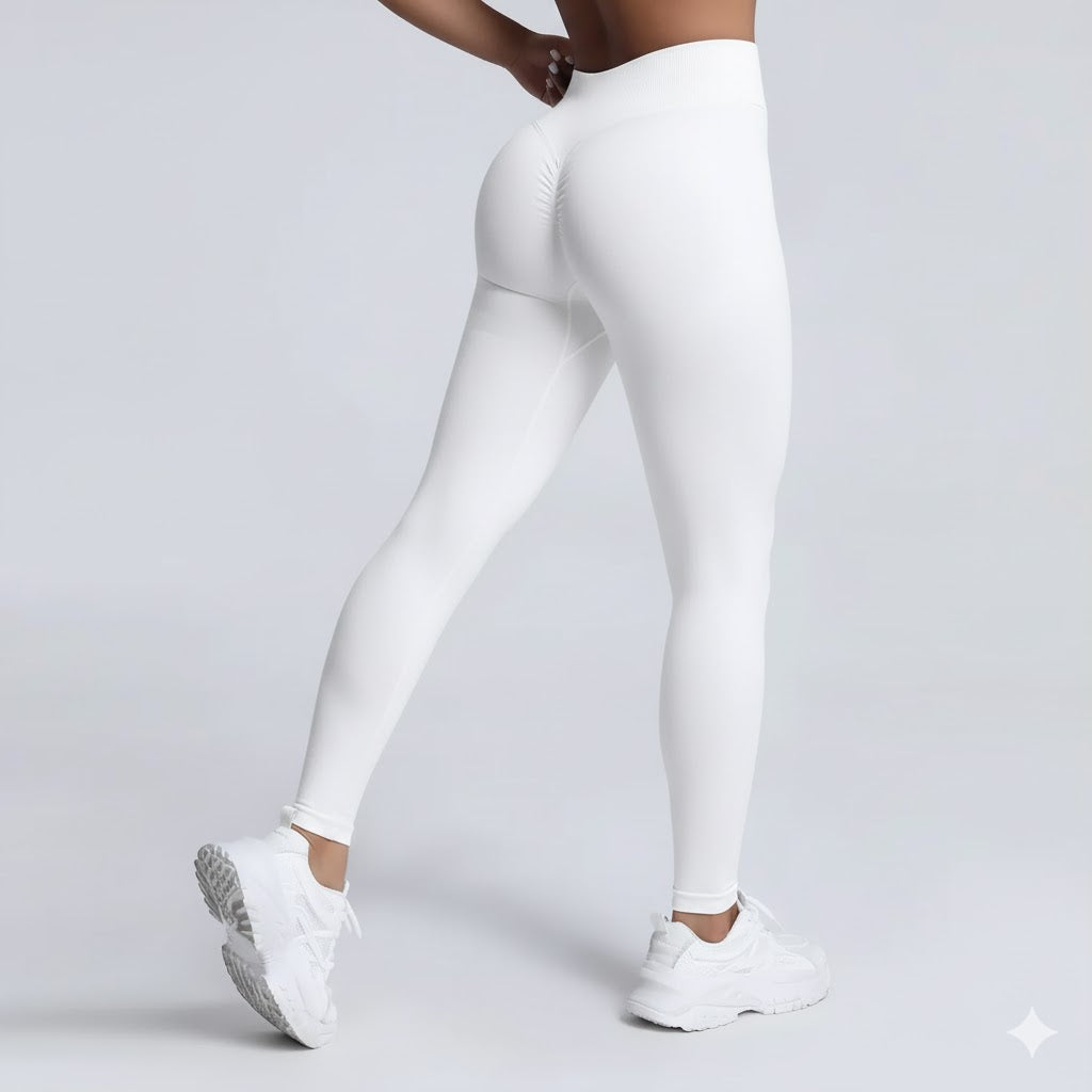 Women's athletic leggings with a butt-lifting effect.