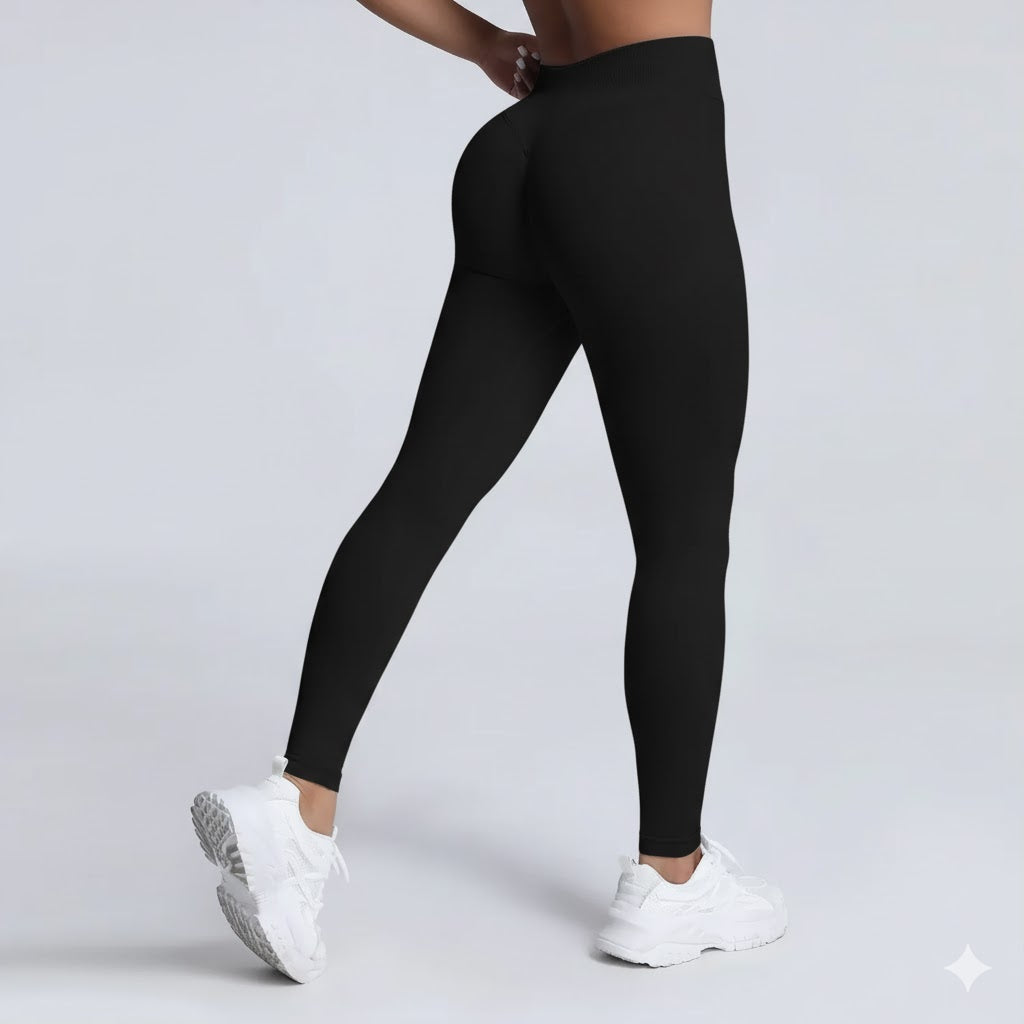 Women's athletic leggings with a butt-lifting effect.